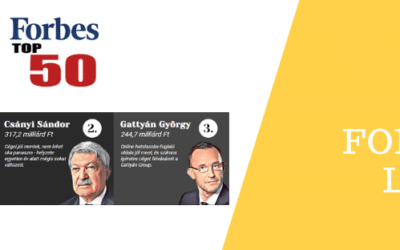 50 leggazdagabb magyar listája a Forbesban