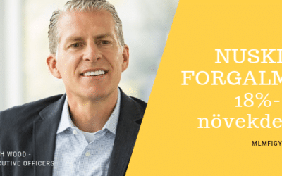 A NuSkin forgalma 18%-al növekedett 2018-ban