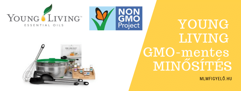 A Young Living Vitality termékcsaládjára megkapja a GMO-mentes minősítést