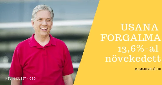 A USANA forgalma 13,6%-al növekedett 2018-ban