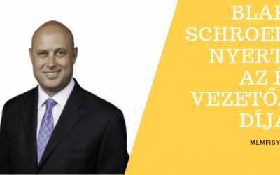 A Kannaway vezérigazgatója Blake Schroeder nyerte az Év Nemzetközi Vezetőjének járó díjat