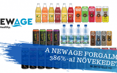 2019-ben a NewAge forgalma 386%-al emelkedett