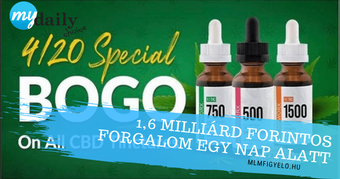 A MyDailyChoice 1,6 milliárd forintot forgalmazott egy nap alatt