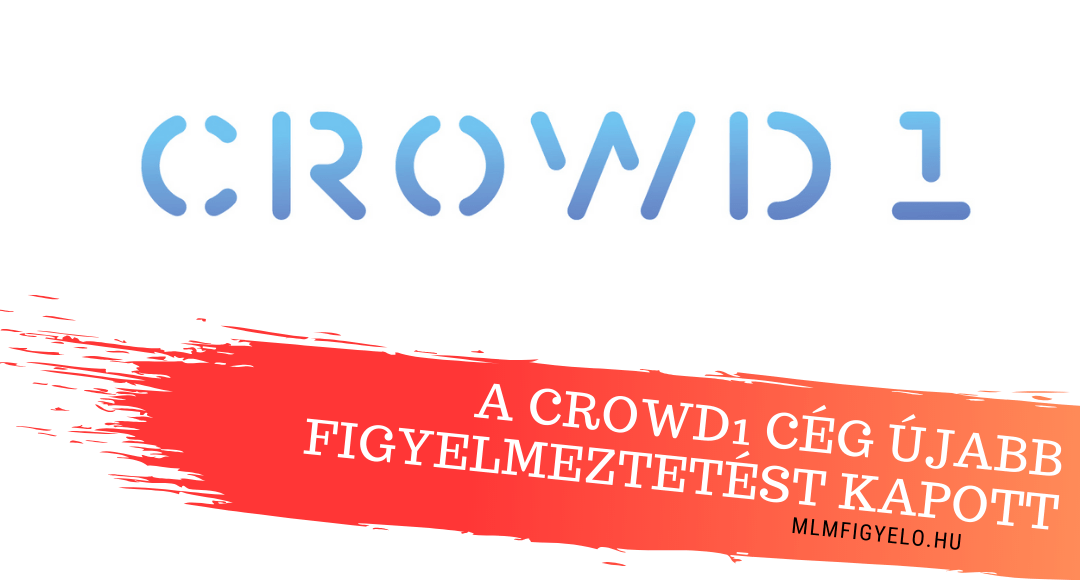 A Crowd1 ellen újabb figyelmeztetést adtak ki