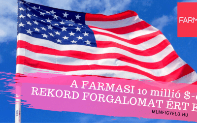 A Farmasi havi forgalma átlépte a 10 millió dollárt az Egyesült Államokban.