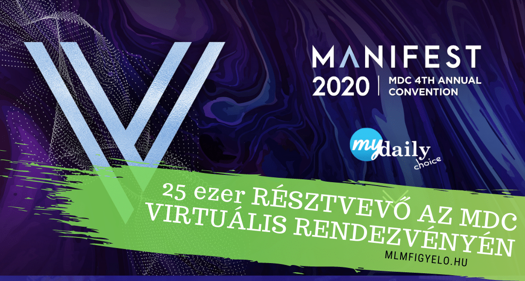 A MyDailyChoice Manifest Virtuális Rendezvényén 25 ezer ember vett részt