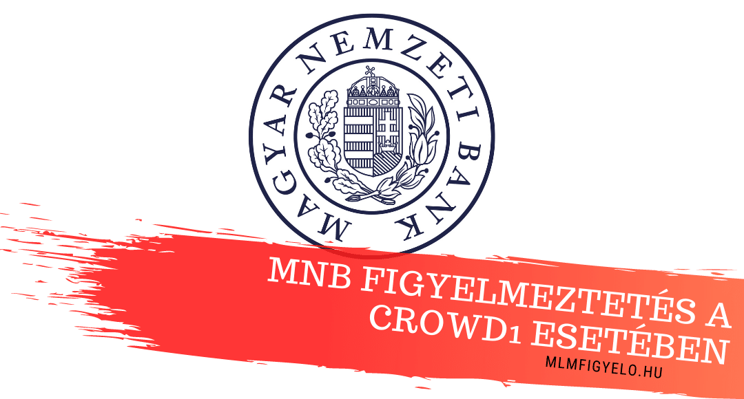 MNB figyelmeztetés a CROWD1 esetében