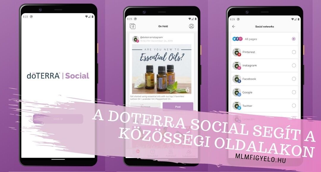 Megjelent a doTERRA Social közösségi platformokat támogató alkalmazása