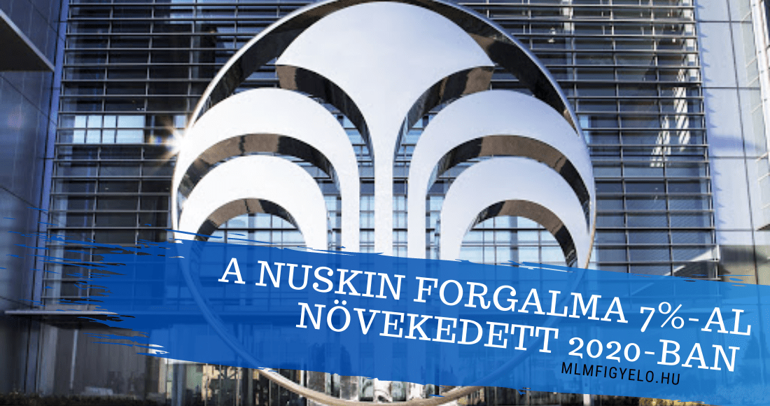 A NuSkin forgalma 7%-al növekedett 2020-ban