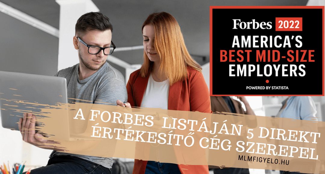 A Forbes legjobb munkaadói listáján 5 direkt értékesítő cég szerepel