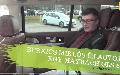 Berkics Miklós új autója egy Maybach GLS 600