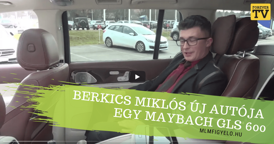 FLP Berkics Miklós új autója egy Maybach GLS 600