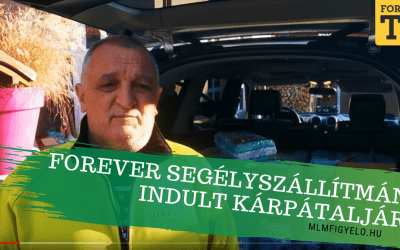 Forever segélyszállítmány indult Kárpátaljára