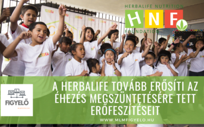A Herbalife tovább erősíti az éhezés megszüntetésére tett erőfeszítéseit