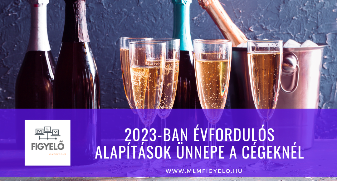 2023-ban évfordulós alapítások ünnepe a cégeknél