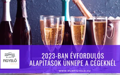 2023-ban évfordulós alapítások ünnepe a cégeknél