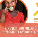 A NuSkin 800 millió étkezést biztosított gyermekek számára A NuSkin 800 millió étkezést biztosított gyermekek számára