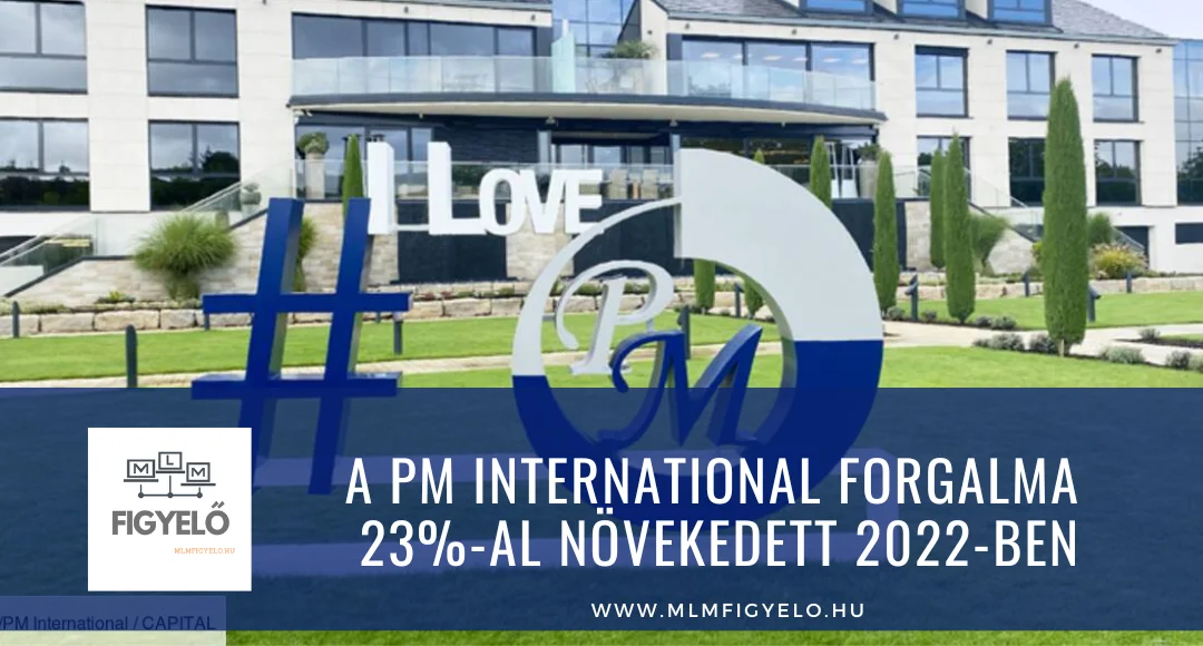 A PM International forgalma 23%-al növekedett 2022-ben