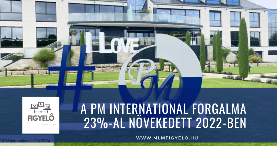 A PM International forgalma 23%-al növekedett 2022-ben