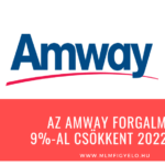 Az Amway forgalma 9%-al csökkent 2022-ben Az Amway forgalma 9%-al csökkent 2022-ben