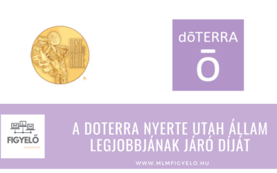 A doTERRA nyerte Utah állam legjobbjának járó díját