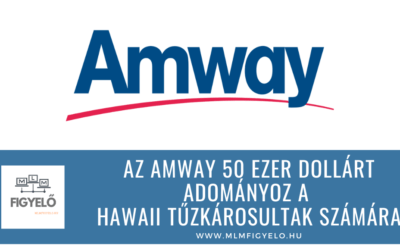 Az Amway 50 ezer dollárt adományoz a Hawaii tűzkárosultak számára