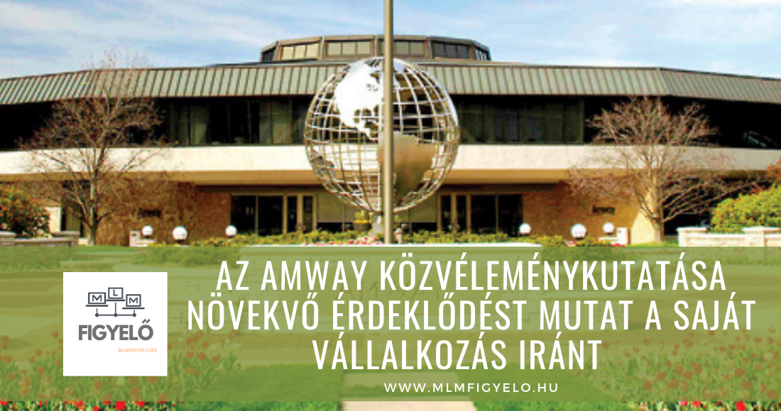 Az Amway közvéleménykutatása növekvő érdeklődést mutat a saját vállalkozás iránt