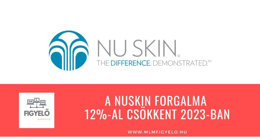 A NuSkin forgalma 12%-al csökkent 2023-ban