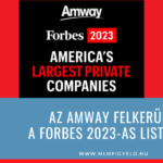 Az Amway felkerült a Forbes 2023-as listájára Az Amway felkerült a Forbes 2023-as listájára