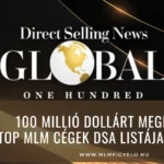 100 millió dollár forgalmat meghaladó TOP MLM cégek DSA listája 2023-ban