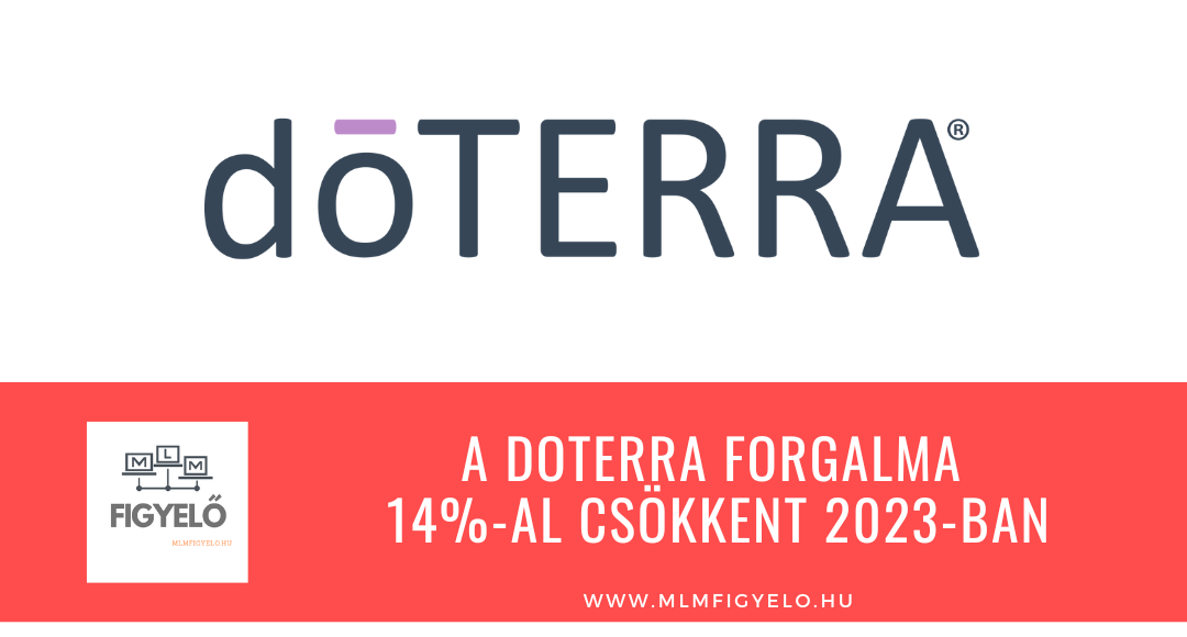 A doTERRA forgalma 14%-al csökkent 2023-ban