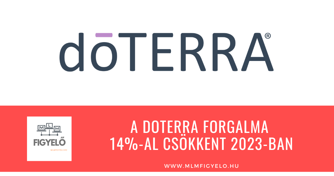 A doTERRA forgalma 14-al csökkent 2023-ban