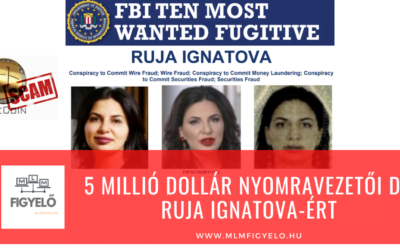 5 millió dollár nyomravezetői díj Ruja Ignatova-ért