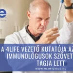 A 4Life vezető kutatója az Amerikai Immunológusok Szövetségének tagja lett