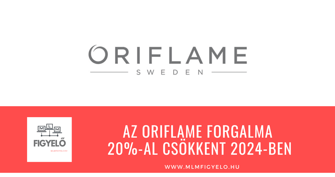 Az Oriflame forgalma 20-al csökkent 2024-ben