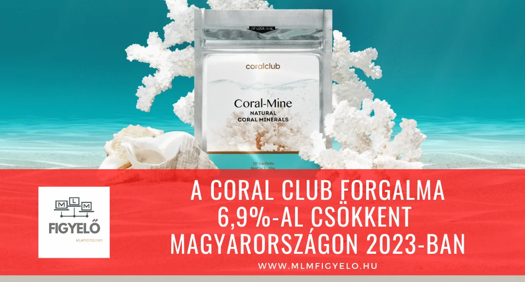 A Coral Club forgalma 6,9%-al csökkent Magyarországon 2024-ben