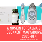 A NuSkin forgalma 9,3%-al csökkent Magyarországon 2025-ben A NuSkin forgalma 9,3-al csökkent Magyarországon 2025-ben