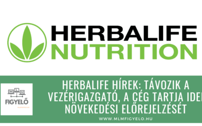 Herbalife hírek: távozik a vezérigazgató, a cég tartja idei növekedési előrejelzését