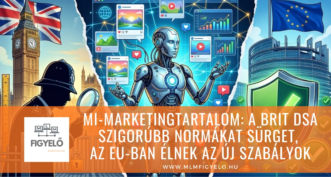 MI-generált marketingtartalom: a brit DSA szigorúbb iparági normákat sürget, az EU-ban már élnek az új szabályok